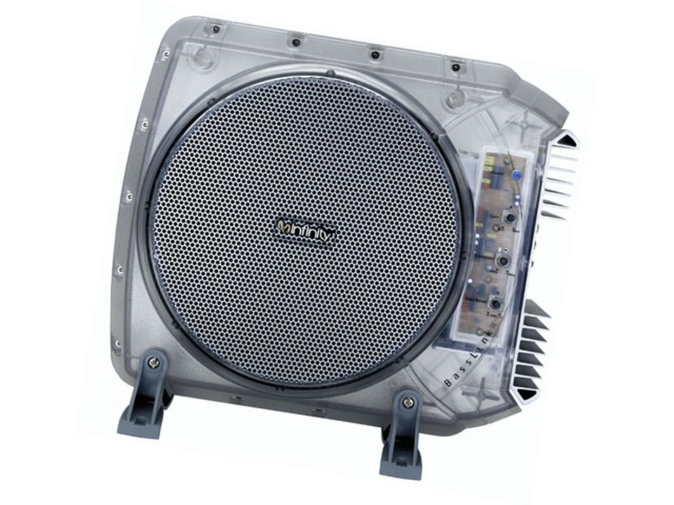 BASSLINK X - Black - Self-Amplified Subwoofer System - Hero